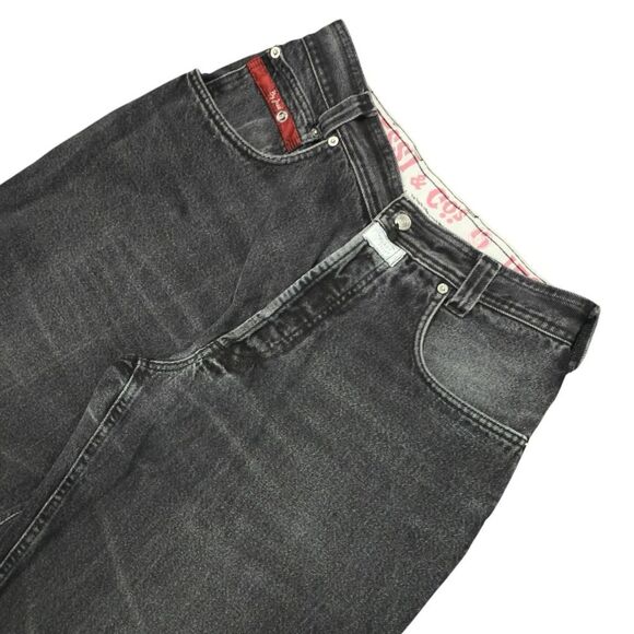 Unbranded Other - Vintage Jessi & Co. Black Charcoal Jeans | 34‎ Made in Italy 90s Y2K Button Fly